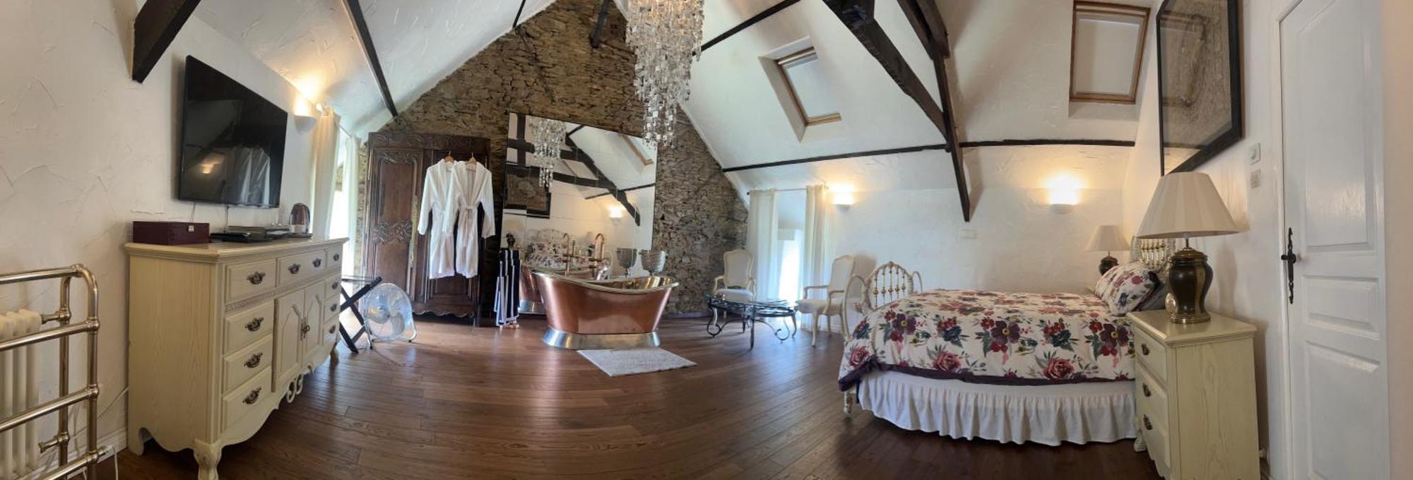 Bed and Breakfast Chez Thomas 7 Route Du Monde Ancien Saint-Georges-D'Aunay Екстер'єр фото